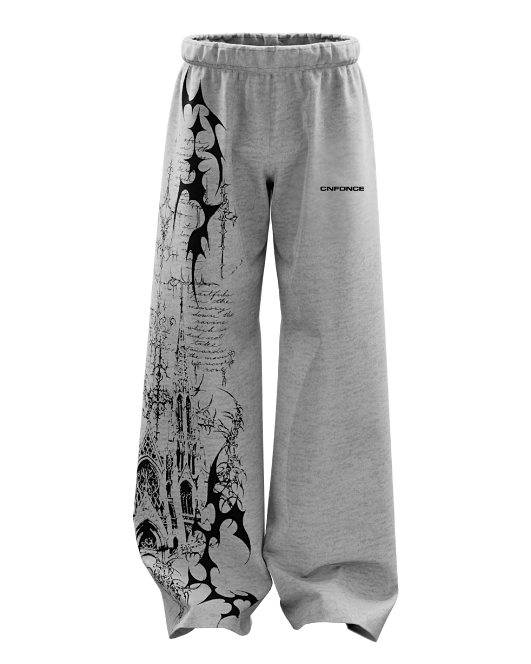 Cathedral Shadow Wide-Leg Sweatpants