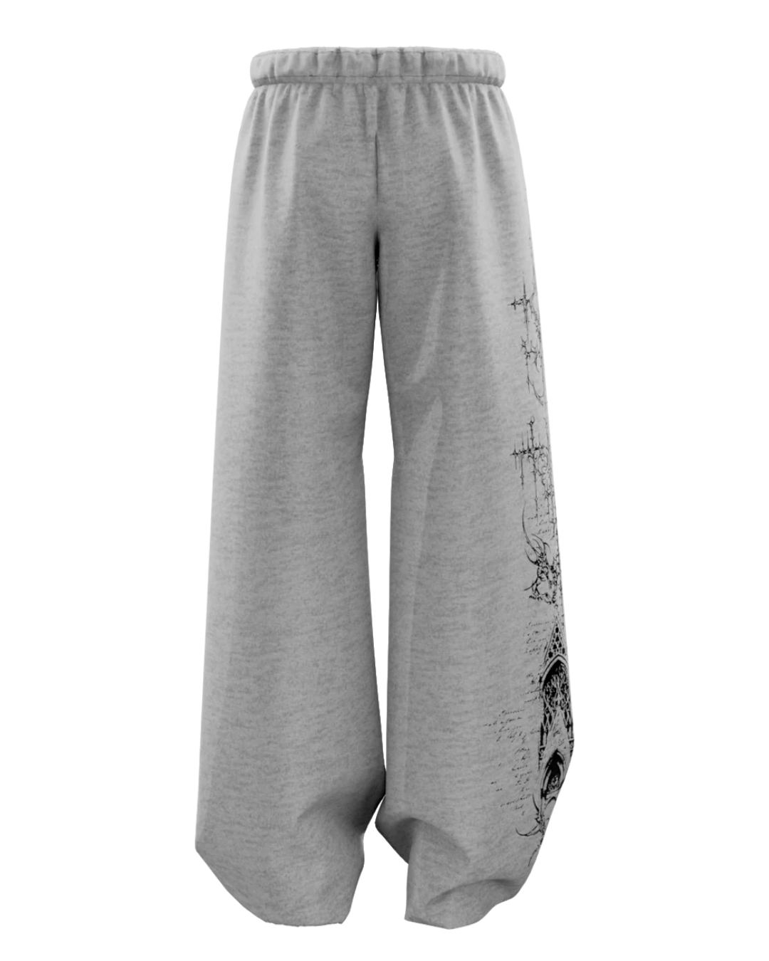 Cathedral Shadow Wide-Leg Sweatpants