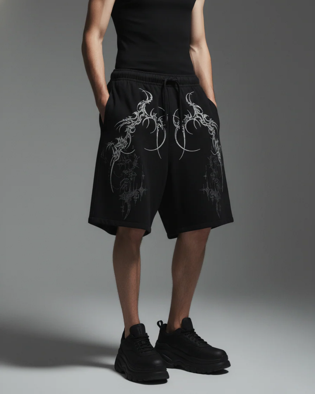 Eclipse Sigil Mesh Shorts