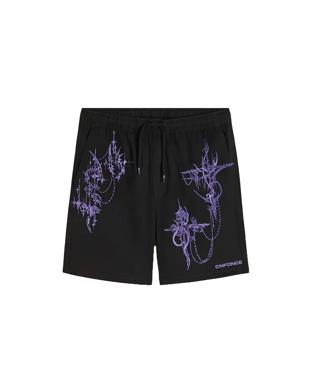 Violet Eclipse Mesh Shorts