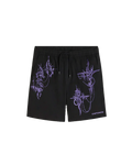 Violet Eclipse Mesh Shorts