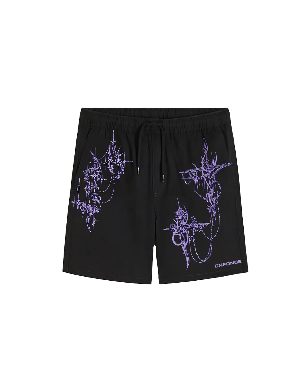 Violet Eclipse Mesh Shorts