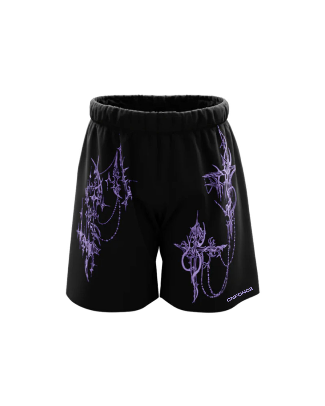 Violet Eclipse Mesh Shorts