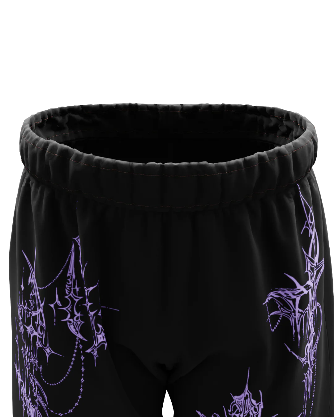 Violet Eclipse Mesh Shorts