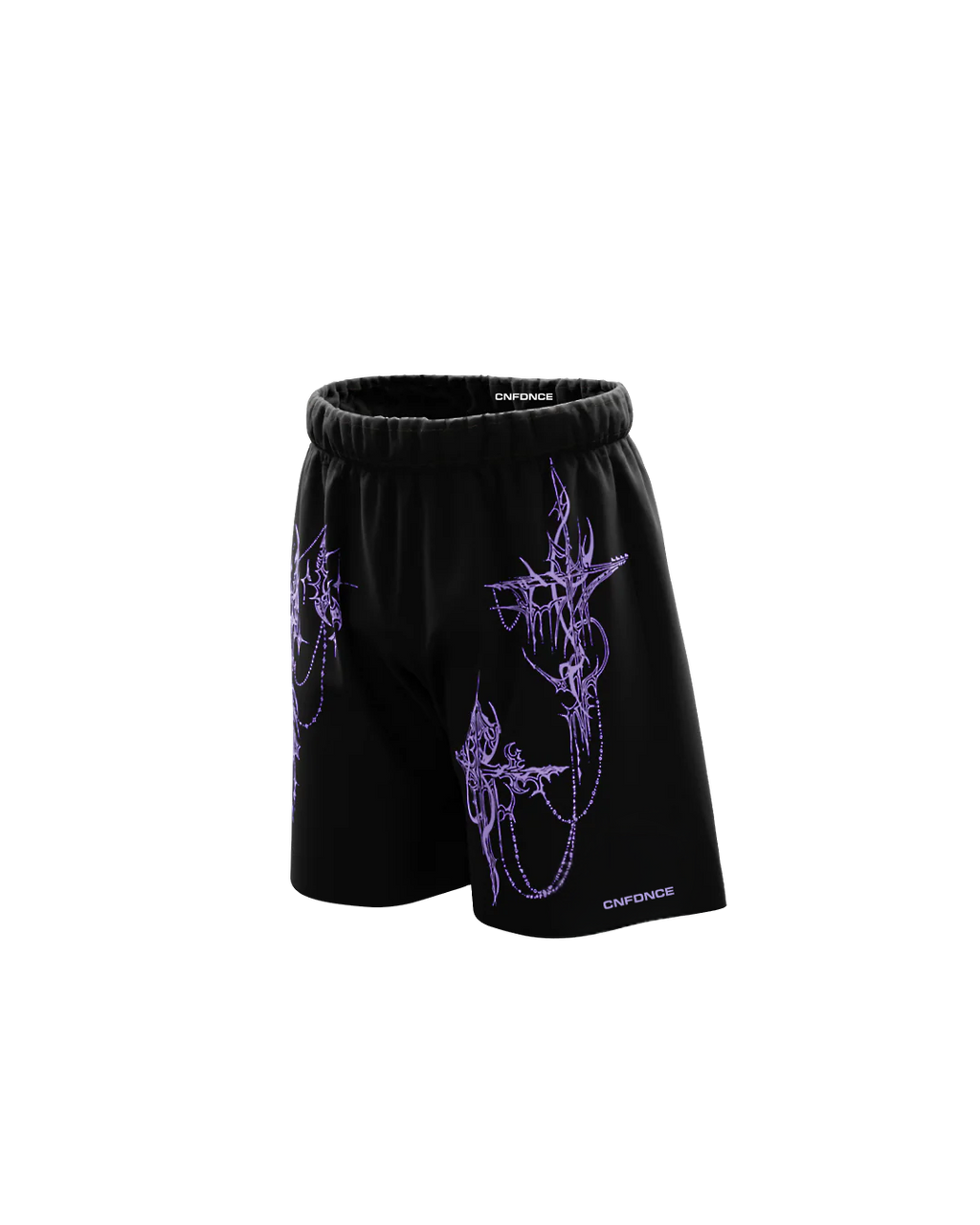 Violet Eclipse Mesh Shorts