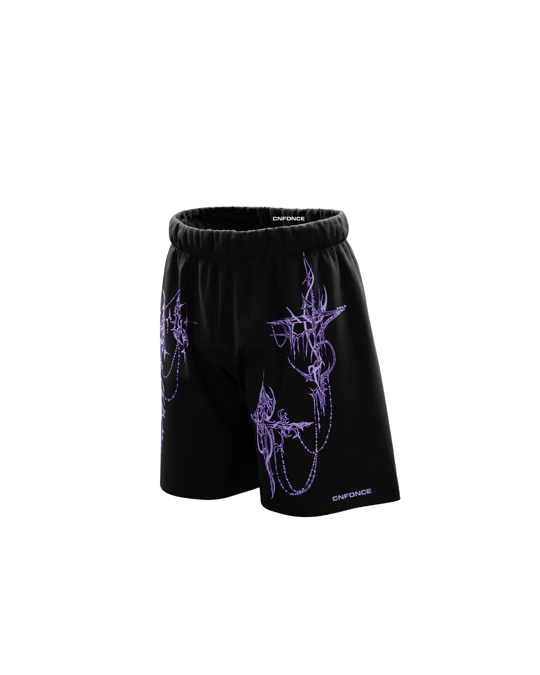 Violet Eclipse Mesh Shorts