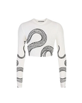 Serpent Veil Crop Top