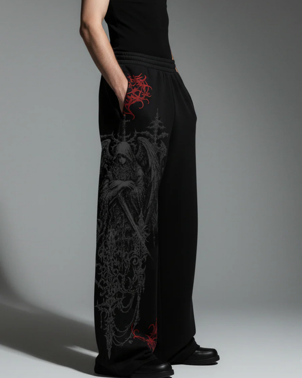Reaper's Oath Wide-Leg Sweatpants