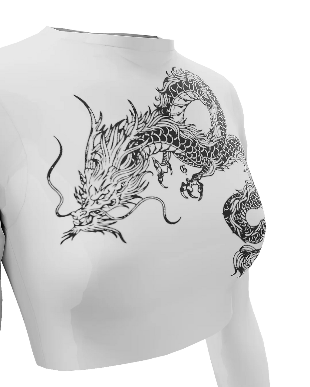 Celestial Dragon Crop Top