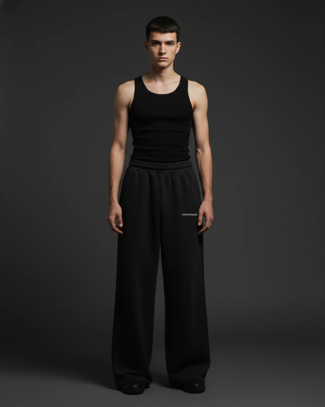 Midnight Wide-Leg Sweatpants