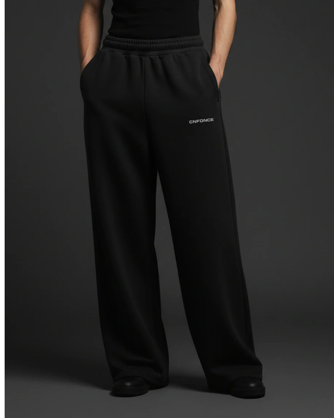 Midnight Wide-Leg Sweatpants