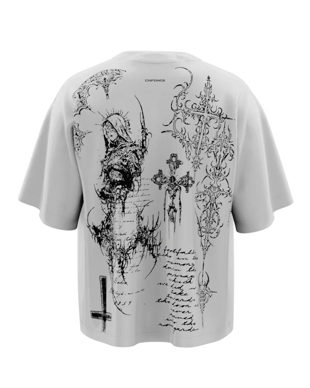 Divine Veil Oversized Tee