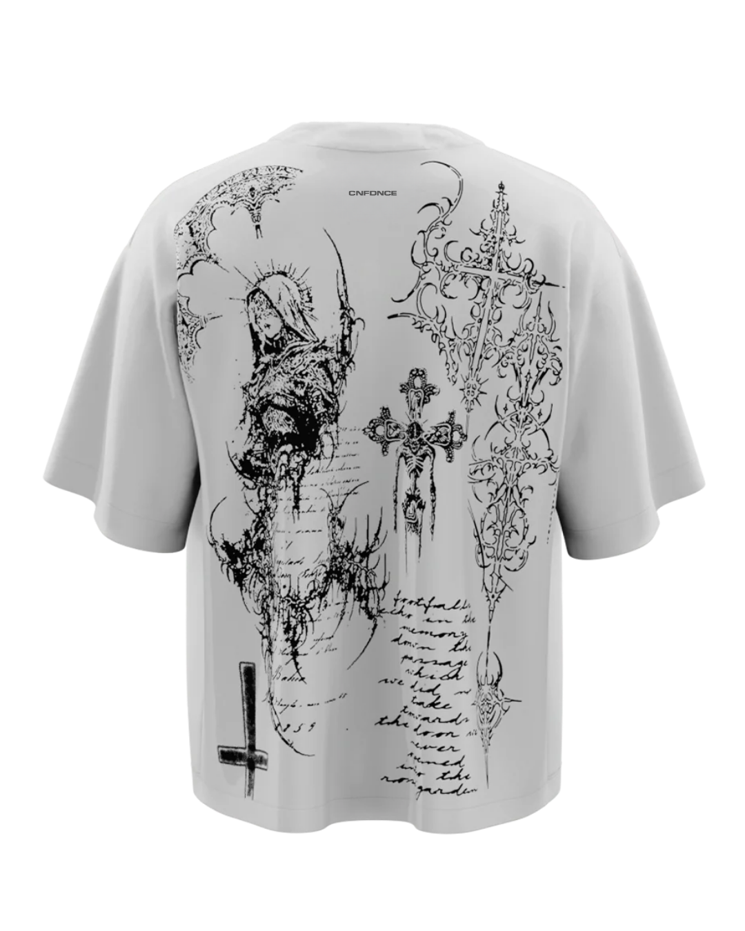 Divine Veil Oversized Tee