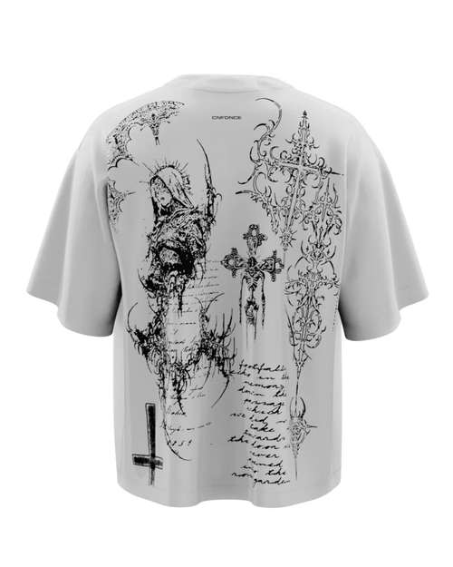 Divine Veil Oversized Tee