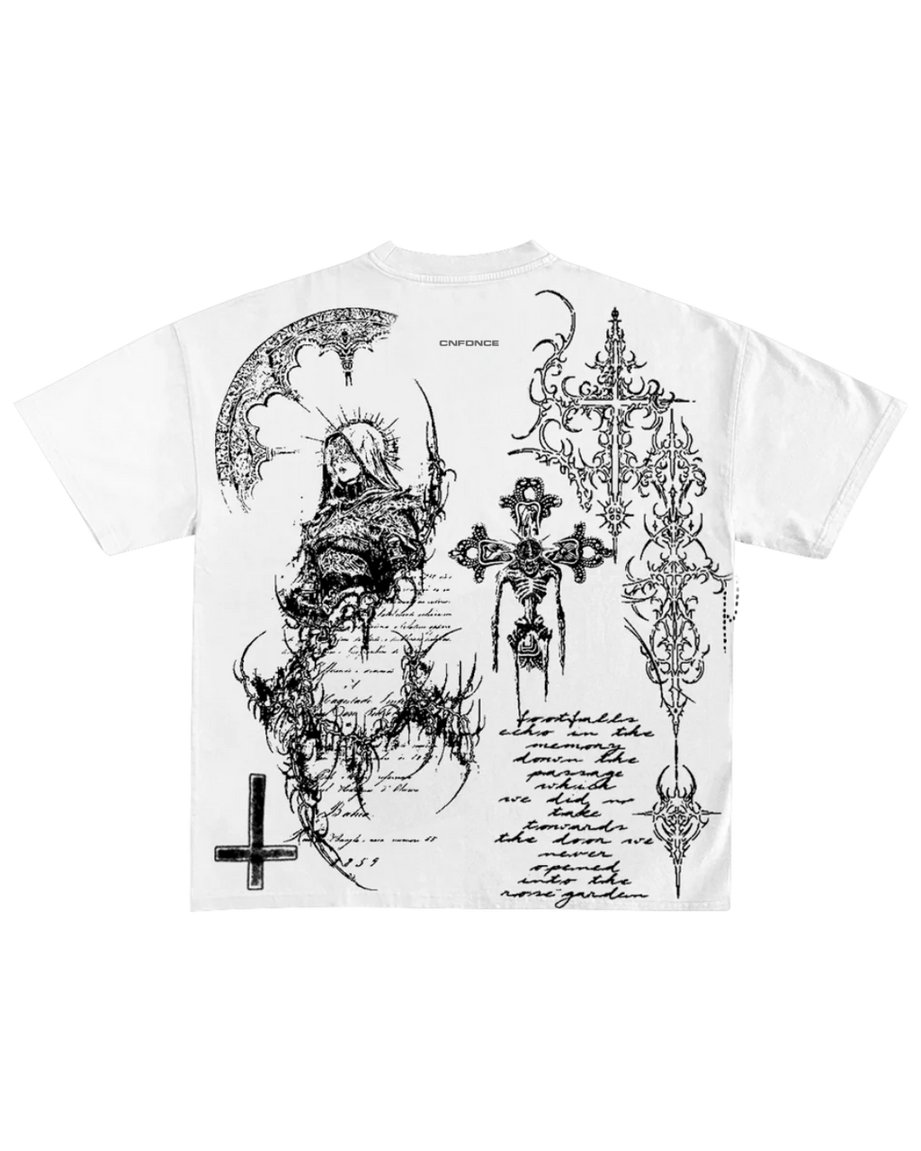 Divine Veil Oversized Tee