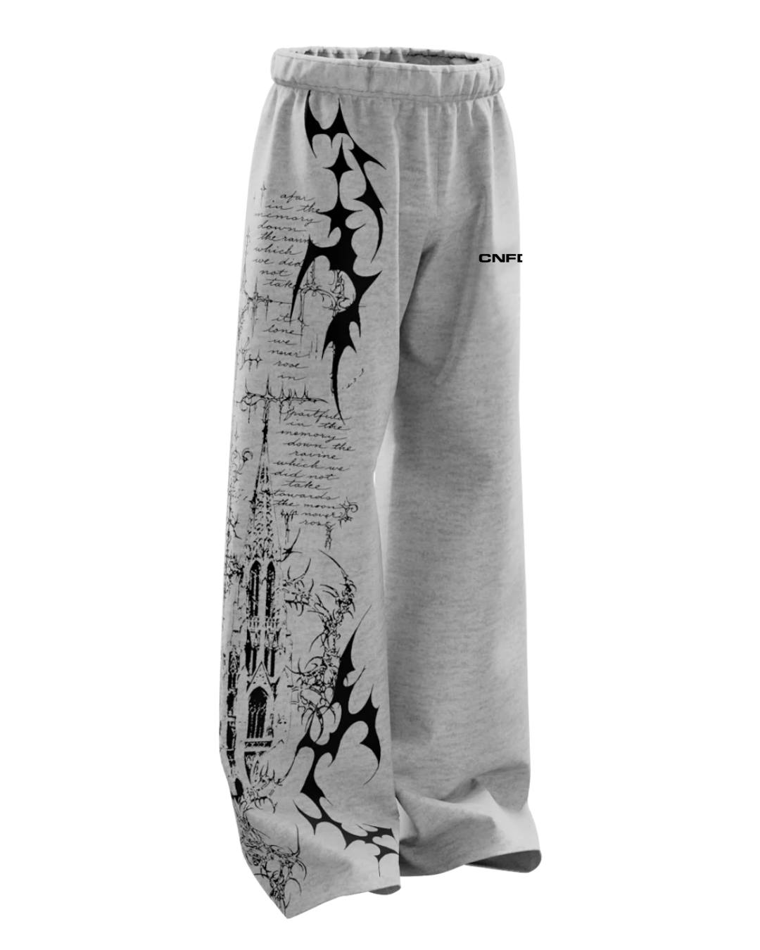 Cathedral Shadow Wide-Leg Sweatpants