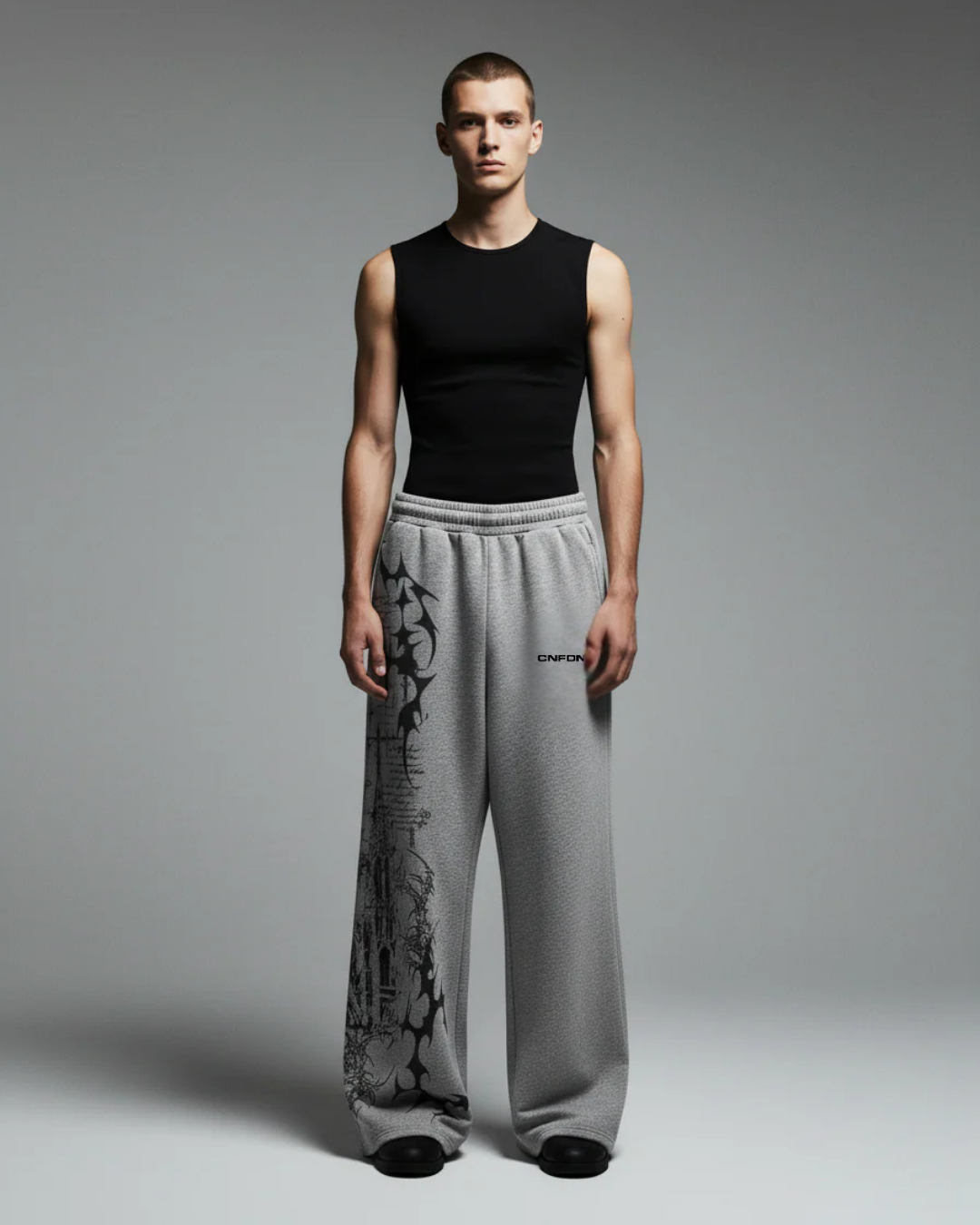 Cathedral Shadow Wide-Leg Sweatpants